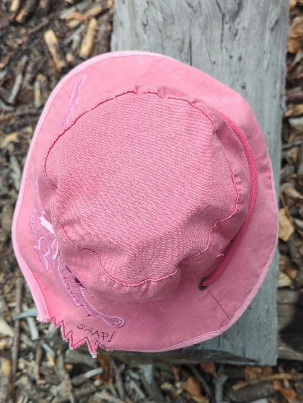 Wallaroo Kids Lids Pink Crocodile Bucket Hat, 2-4yrs
